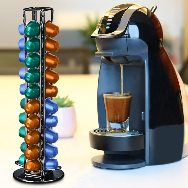Frasheng Kaffee-Kapselhalter,360 drehbaren Kaffee Kapselständer,Kaffee-Kapsel-Spender