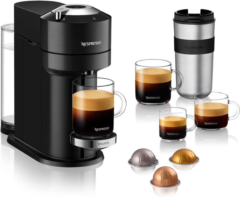 Krups XN9108 Nespresso Vertuo Next Premium Kaffeemaschine | 1,1 L Wassertank | Kapselerkennung durch Barcode | 6 Tassengrößen