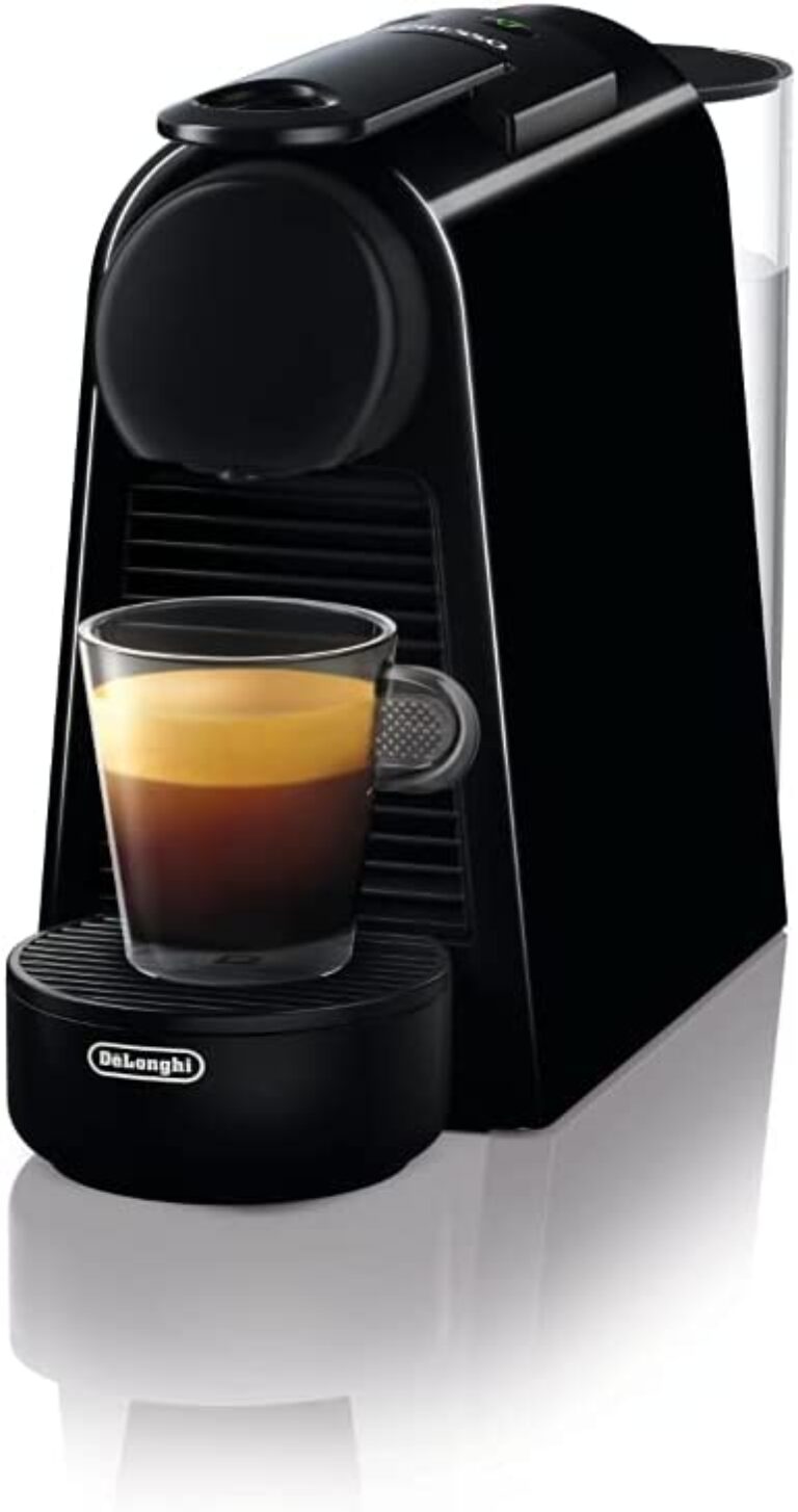 De'Longhi Nespresso Essenza Mini EN 85.B Kaffeekapselmaschine Welcome Set mit Kapseln in unterschiedlichen Geschmacksrichtungen 19 bar Pumpendruck